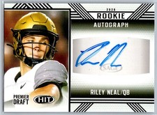 Riley Neal 2020 2020 Sage Hit RC Classic Autographs Rookie Auto Ball State