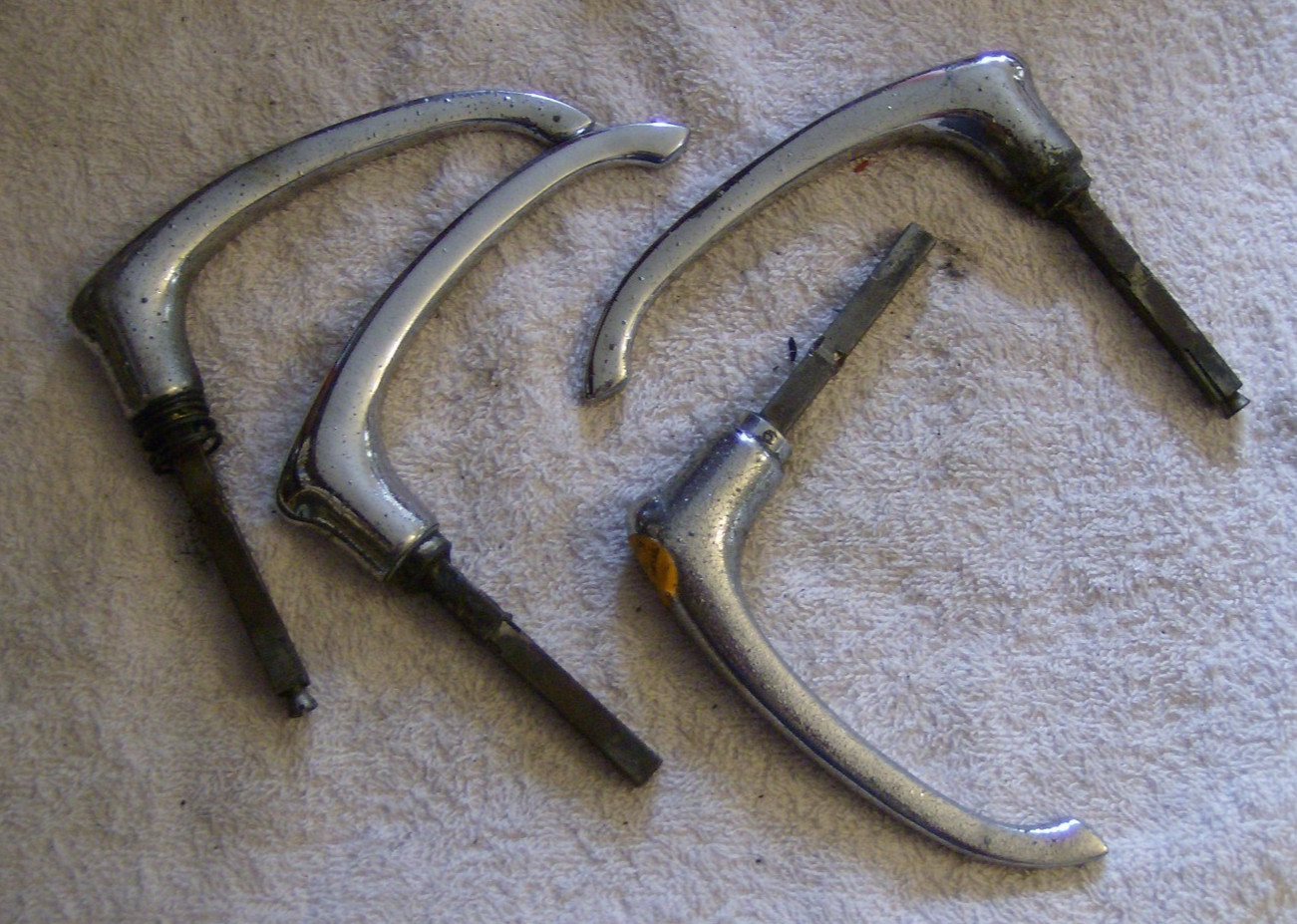 CUSTOM CAR? BENTLEY R TYPE? MKVI? SET EXTERIOR  DOOR HANDLES