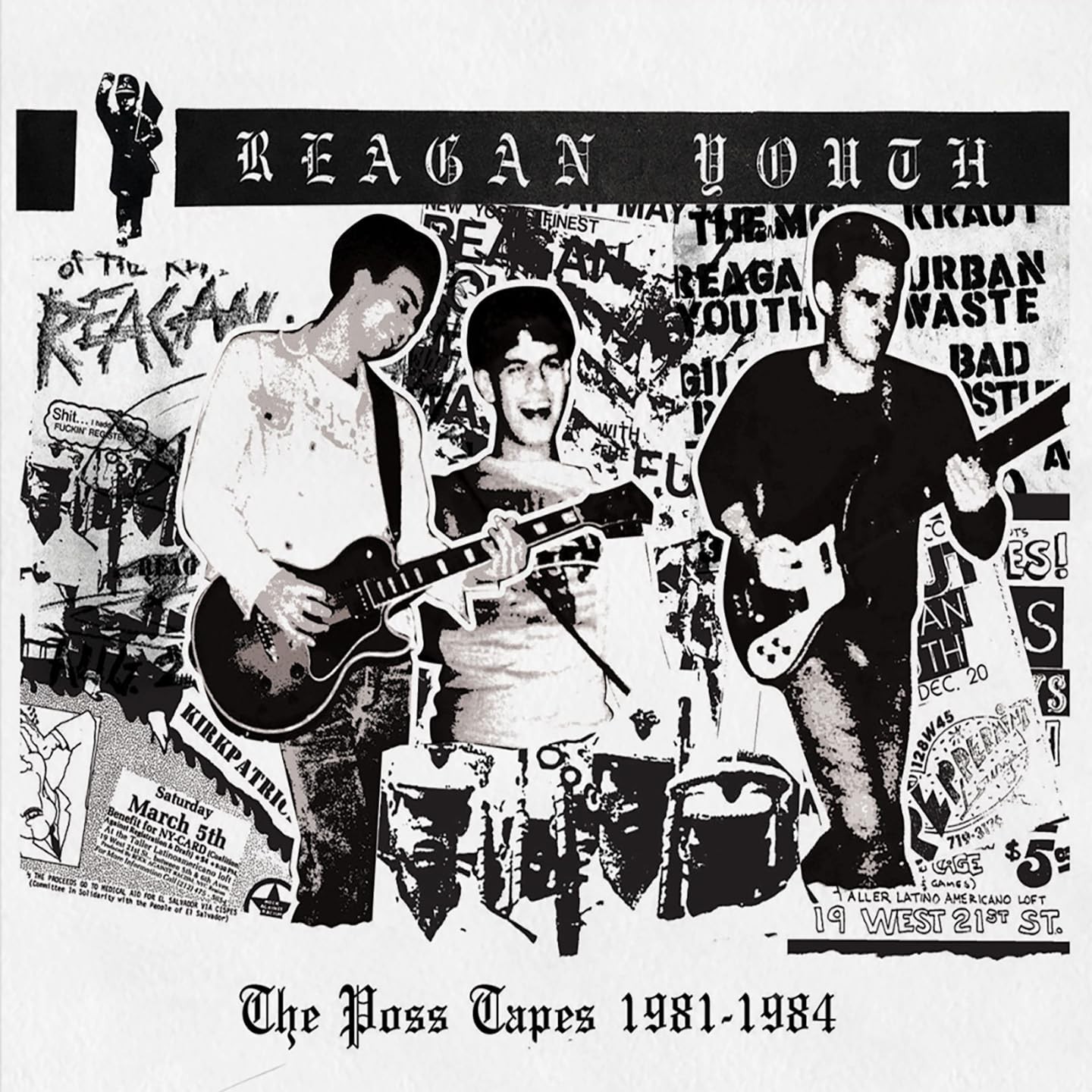 Reagan Youth Poss Tapes - 1981-1984 Cassette NEW