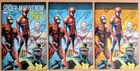🔥SIGNED - AMAZING SPIDER-MAN VENOM DEATH SPIRAL 1 KIRKHAM Variant ABC Set COA🔥