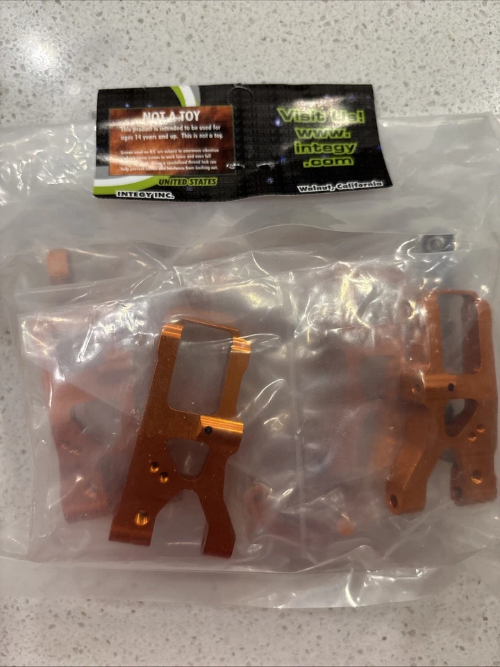 Orange Billet Machined Suspension Conversion Upgrade for Traxxas 1/10 4-Tec 2.0 - Image 2 of 2