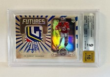 2020 Panini Legacy Futures Sapphire Player-Worn Patch Auto Joe Burrow /10