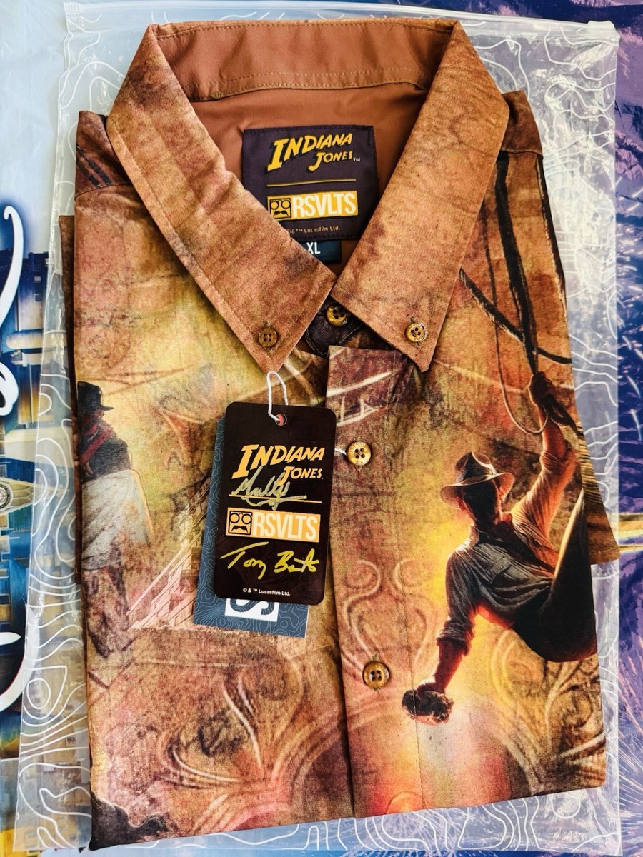 RSVLTS Disney D23 Expo Exclusive 2024 Indiana Jones SIGNED Mens XL