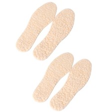 2 Pairs Adjustable Shoe Insert Warm Insole Kids Replacement Insoles