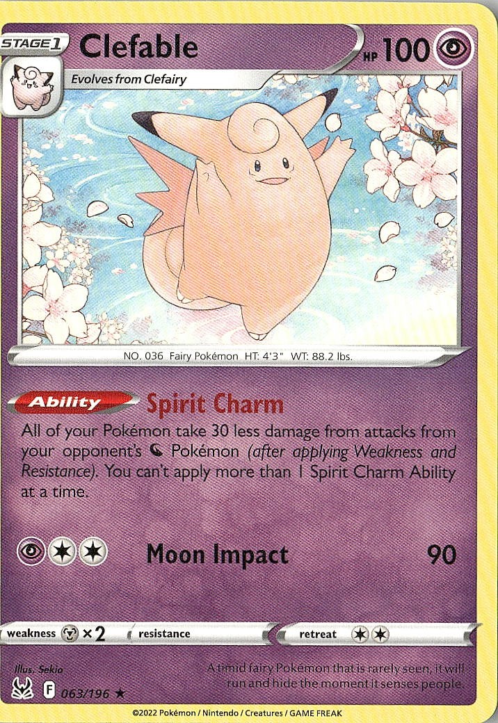 Clefable 063/196 Pokemon EN - Near Mint