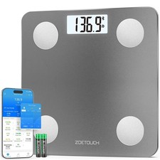 ZOETOUCH Smart Bathroom Scale for Body Weight, Digital Weighing Scale with BM...
