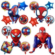 Spiderman Foil balloons 3D Spiderman kids birthday party balloon decoration set