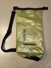 NWOT Earth Pack Dry Bag - Roll Top Waterproof Backpack Sack~10L~ Forest Green