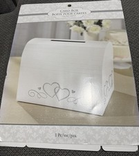 White Wedding Card Holder Box