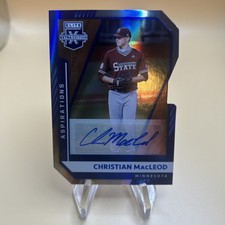 2021 Panini Elite Extra Edition - Auto Die-Cut #159 Christian MacLeod 51/72