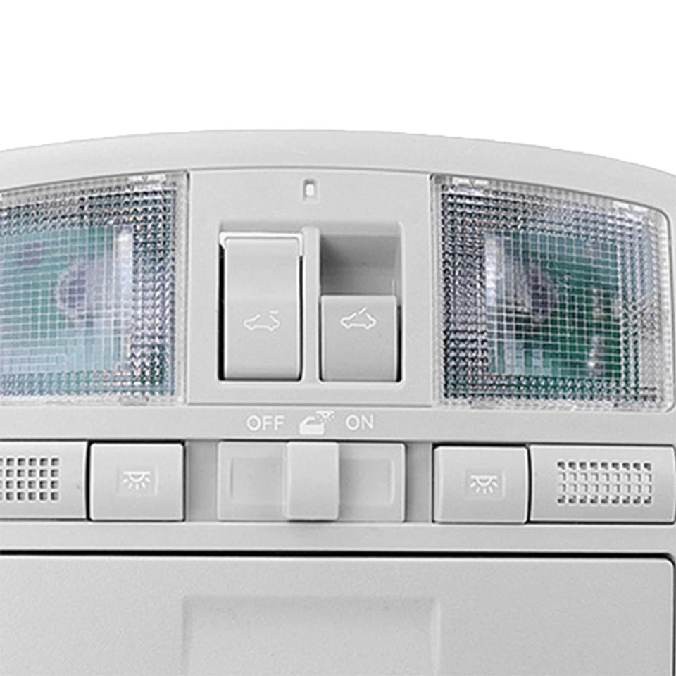 Luz de lectura gris superior apta para interior de consola Mazda 6 2009-2011 1 pieza Foto 3 de 3