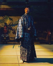 TAKEHIRO HIRA signed autograph 20x25cm SHOGUN in person autograph ACOA