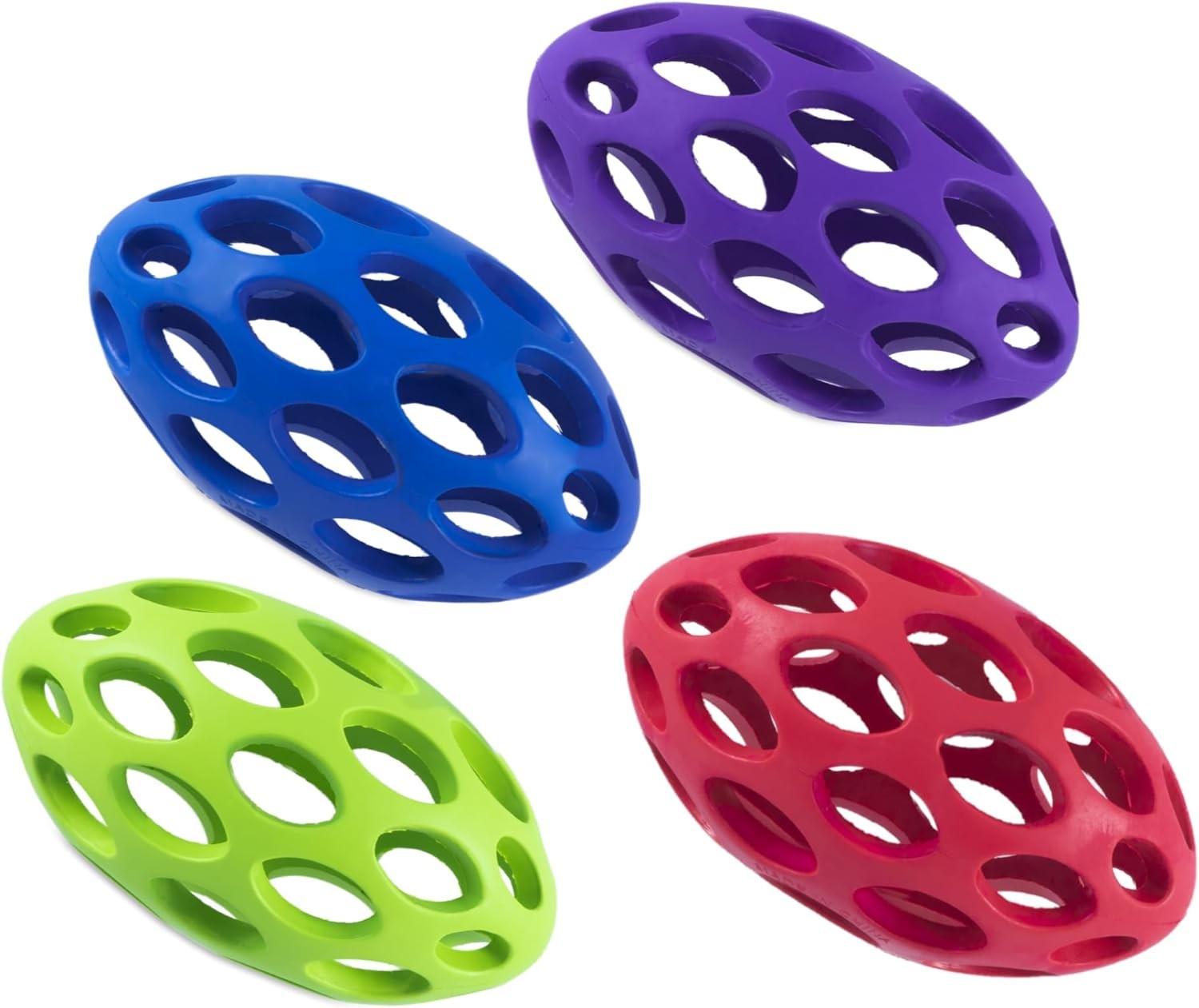 JW Puppy Hol-ee Football Tug and Treat Puzzle Ball Small Dog and Puppy Toy