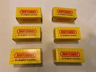 1980s Empty Box Lot of 6 Vintage Matchbox Toy Car Jeep Ruff Trek Model A Police