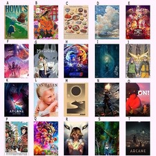 Anime Movie Poster Custom Wall Art Decor – Personalized Anime Artwork Print