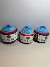 Lot of 3 Skeins, Lion brand Mandala Yarn 5.3 ...