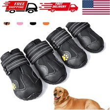 Size 8 Outdoor Dog Shoes, Waterproof  Reflective - Perfect for Large Dogs