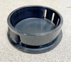 Gauge Blank w/Black Bezel, 2" Hole Plug