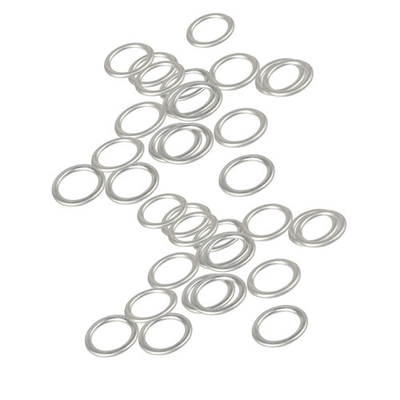 #ad 25Pcs Aluminum Oil Drain Plug Gaskets Washer N0138157 For Audi A4 A5 A6 A8 Car $11.52
