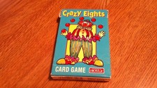 1995 Crazy Eights Card Game Complete Hoyle Clown Design  TV 4D