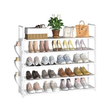 OYREL Shoe Rack 5 Tier Shoe Organizer Storage 20-25 Pairs Shoes Rack for Clos...