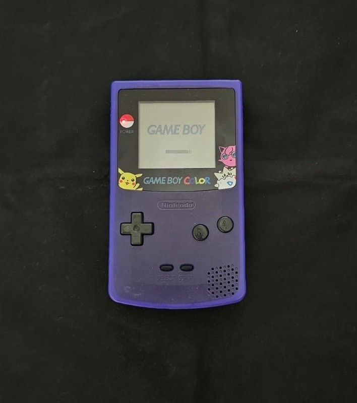 Nintendo Game Boy Color Handheld Console - Purple Pokemon