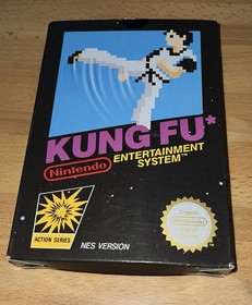 NES Nintendo Kung Fu 1990 Boxed with Manual Tested and Working PAL