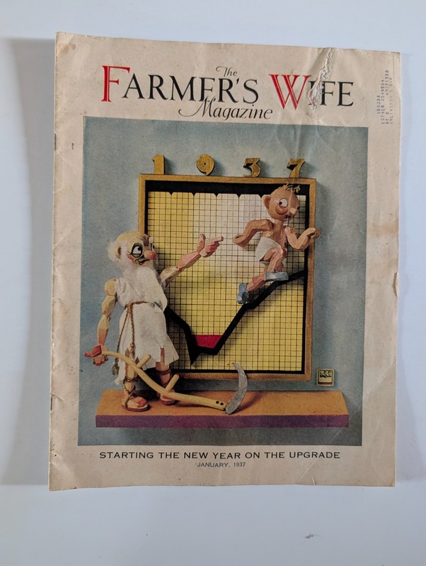 Vintage "The Farmers Wife"  Magazine Jan 1937