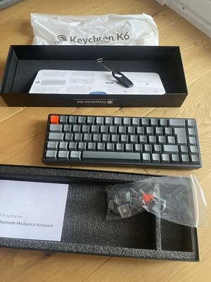 Keychron K6 Mechanische Gaming-Tastatur mit 68 Tasten RGB - QWERTZ DE