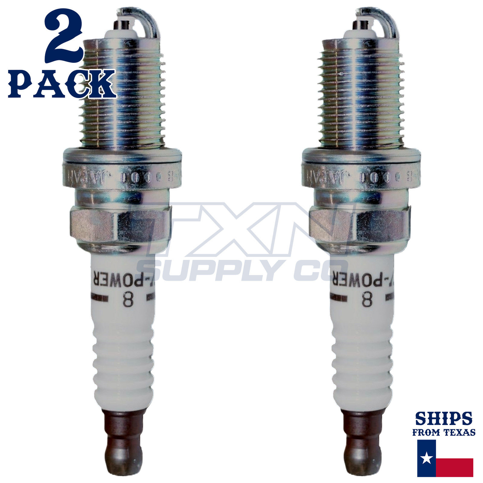 NGK 7173 R5672A-8 Spark Plugs 2 Pack