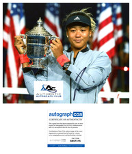 NAOMI OSAKA AUTOGRAPH SIGNED 8x10 PHOTO TENNIS CHAMP US OPEN ACOA