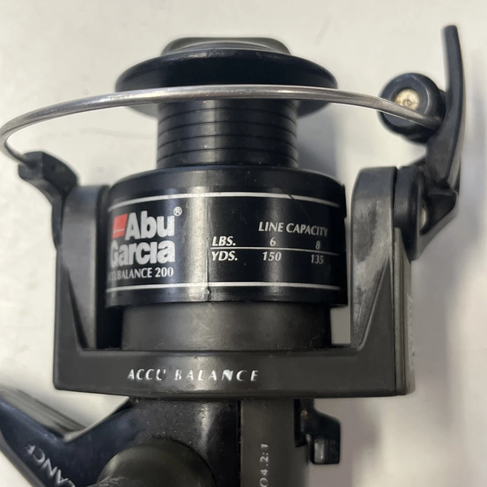 ABU Garcia Accubalance 200 Accu-Balance Vintage Spinning Reel - image 3 of 4