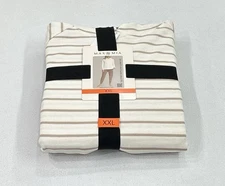 Max & Mia Women's Lounge The Stripe Waffle Knit Lounge Set, Toast, Size XXL
