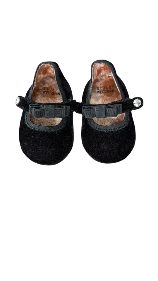 Correa de terciopelo Stuart Weitzman My First Weitzmans Baby Pali talla 3 Foto 2 de 4