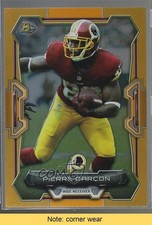 2015 Bowman Gold Rainbow Foil 27/75 Pierre Garcon #107 READ 0o9