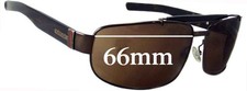 SFx Replacement Sunglass Lenses fits Gucci GG1844/S - 66mm Wide