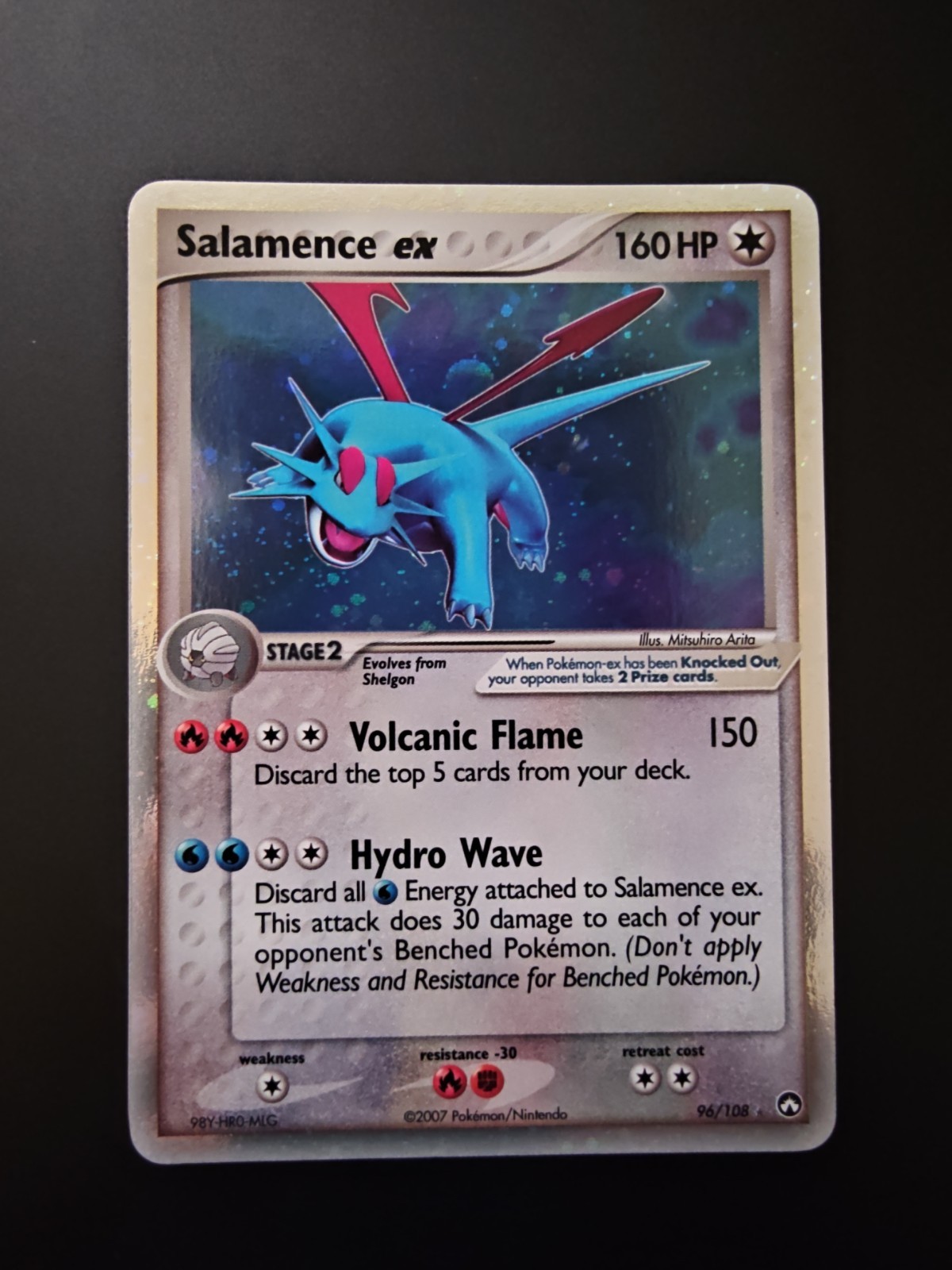 Salamence ex 96/108 - Pokemon EX Power Keepers Holo - NM