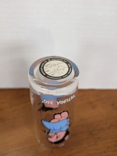 1973 Pepsi Salesman Sample Sticker Brockway Petunia Pig Glass Looney Tunes