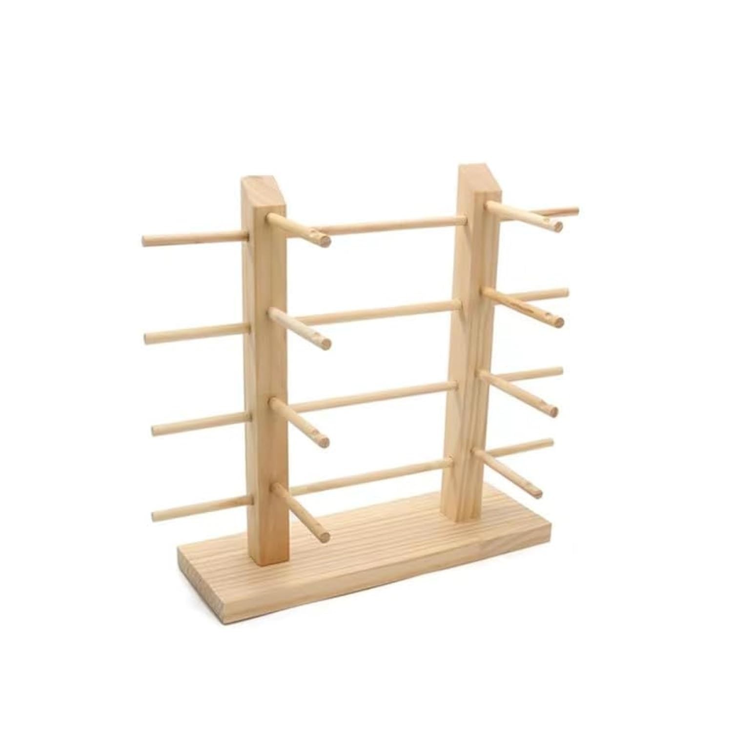 8 Layer Wood Sunglass Display Rack Wooden Glasses Stand Holder Organizer USA