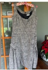 Carolina Herrera 10 Cotton Linen Blend Dress New wo Tags