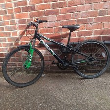 Apollo Gridlok Kids Bike – Black & Green, 24" Wheels
