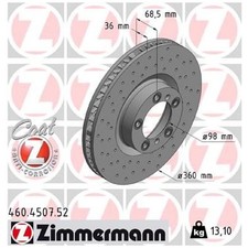Bremsscheibe vorne rechts für Porsche Panamera 971 976 | 540574