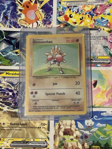 Hitmonchan Holo Pokemon Card 7/102
