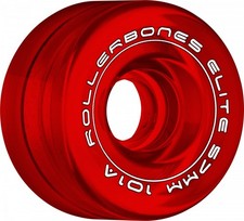 Rollerbones Art Elite 101A Competition Roller Skate Wheels Set of 8 57mm Red