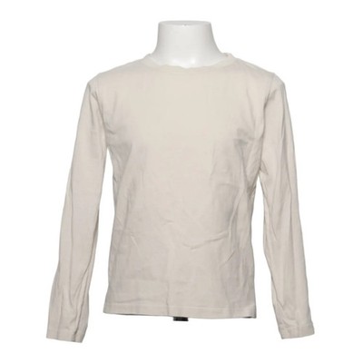 H&M, Langarmshirt, Größe: 122/128, Beige, Baumwolle, Einfarbig, Mädchen #ynw