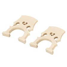4/4 Cello Bridge Maple Wood for 4/4 Cello Replacement Instrument Parts Pack of 2