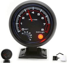 Tachometer Gauge, 3.75" 12V Automotive Replacement Tachometers 0-8000 RPM,RPM