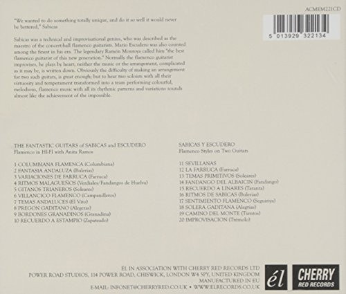 The Fantastic Guitars of Sabicas and Escudero by Sabicas & Escudero [Audio CD]
