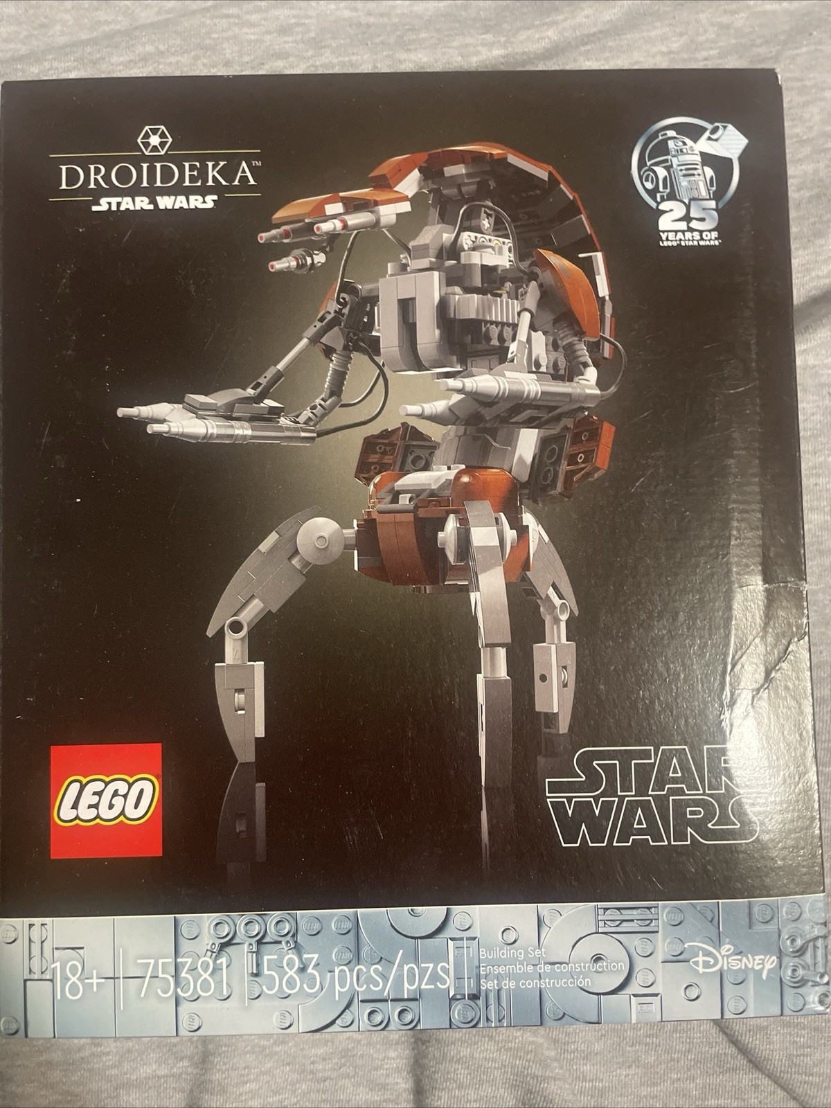 LEGO Star Wars Droideka Building Set 75381 with Collectible Droid Figure