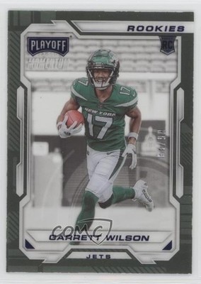 2022 Chronicles Playoff Momentum Rookies Blue 64/99 Garrett Wilson RC 18er